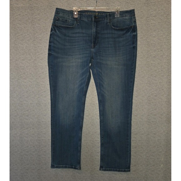 Joseph Abboud Jeans Men's 40x30 Blue Straight Fit Medium Wash Comfort Stretch - Picture 1 of 11